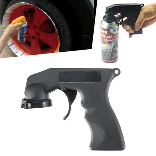 Immagine di Spray Adaptor Aerosol Spray Gun Handle with Full Grip Trigger Locking Collar